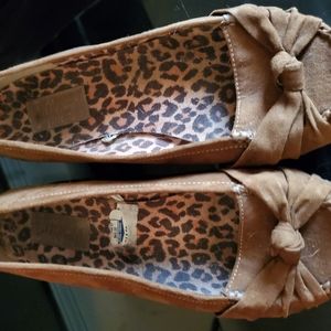 Suede flats